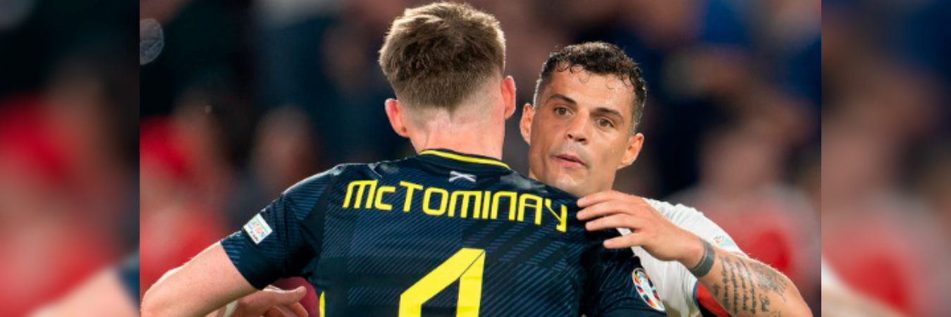 Escocia y Suiza empataron a un gol en la Eurocopa. /FOTO: X @EURO2024