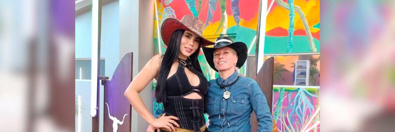 Lady Tabares y Karina García tuvieron una amistad muy cercana e incluso llegaron a coquetear. /FOTOS: CORTESÍA