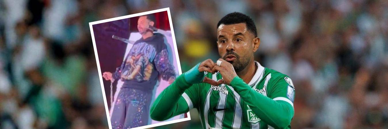 El futbolista Edwin Cardona y el susto en el Circo de los Hermanos Gasca. FOTO: ARCHIVO CAMILO SUÁREZ Y REDES