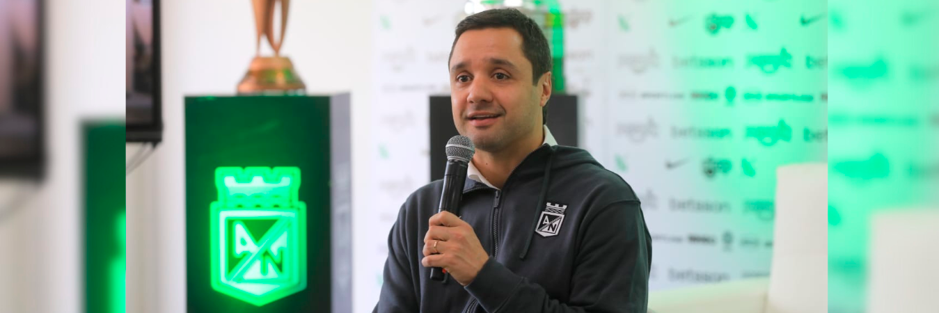 Sebastián Arango Botero, presidente de Atlético Nacional. /FOTO: ESNEYDER GUTIÉRREZ