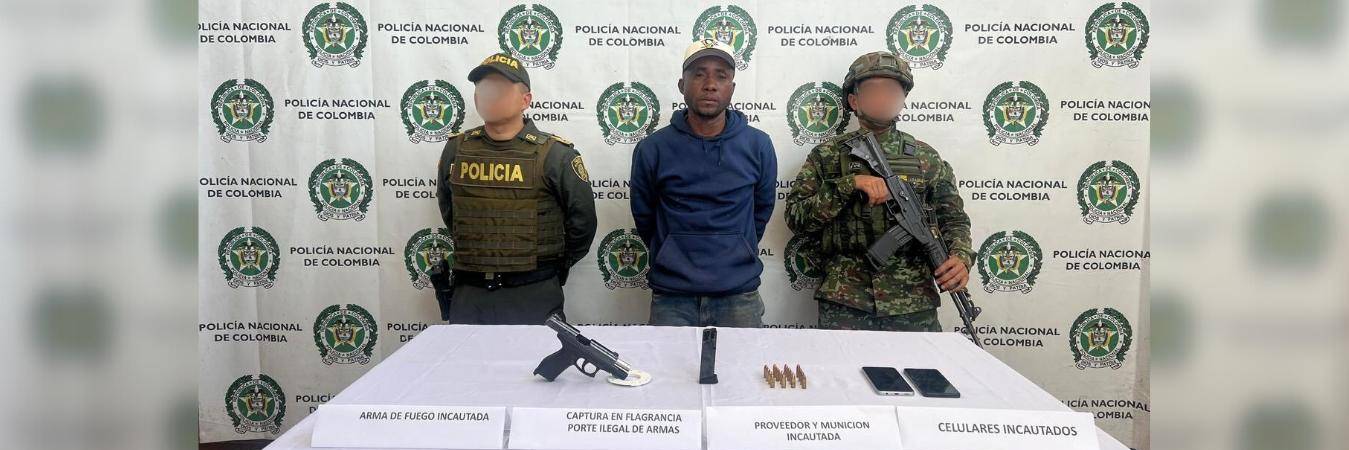 Presunto autor material del homicidio de comerciante en Támesis. FOTO: ALCALDÍA DE TÁMESIS