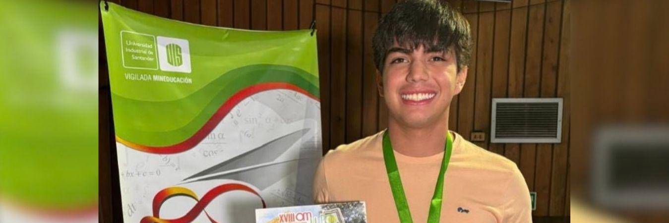 Matías Luengas Vergel es el cucuteño que sacó el puntaje perfecto del Icfes. FOTO: X DE ABDELAESPRIELLA