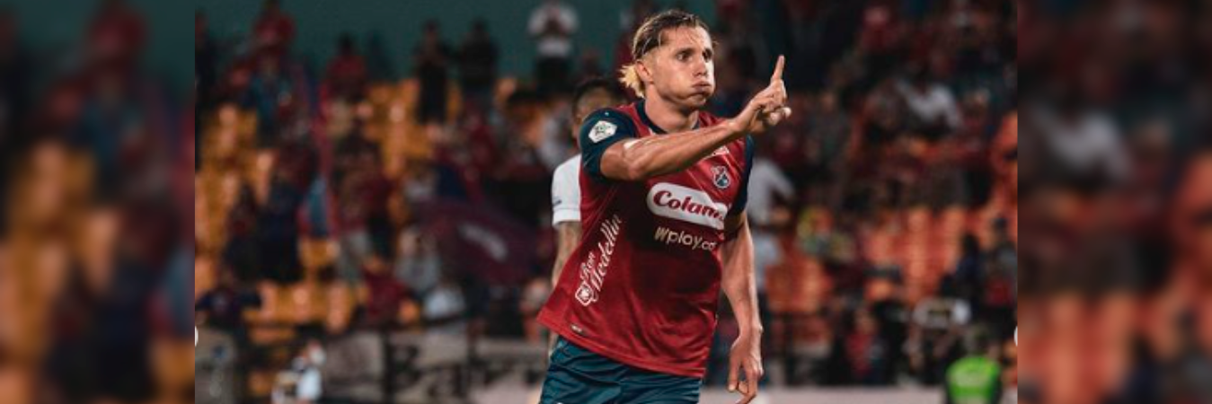Agustín Vuletich jugó en el Independiente Medellín, equipo al que llegó en el 2020. /FOTO: INSTAGRAM @aguvuletich_9