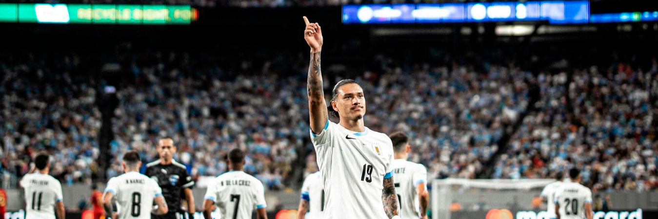 Darwin Núñez, delantero del Liverpool y la Selección Uruguay. / FOTO: SELECCIÓN URUGUAYA DE FÚTBOL.