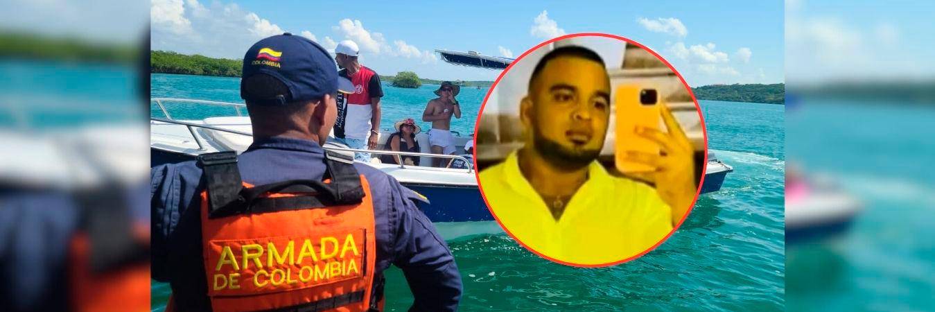 La Armada de Colombia atendió la emergencia en Cholón, Cartagena. /FOTO: TOMADA DE X @ArmadaColombia y NOTICIAS CARACOL 