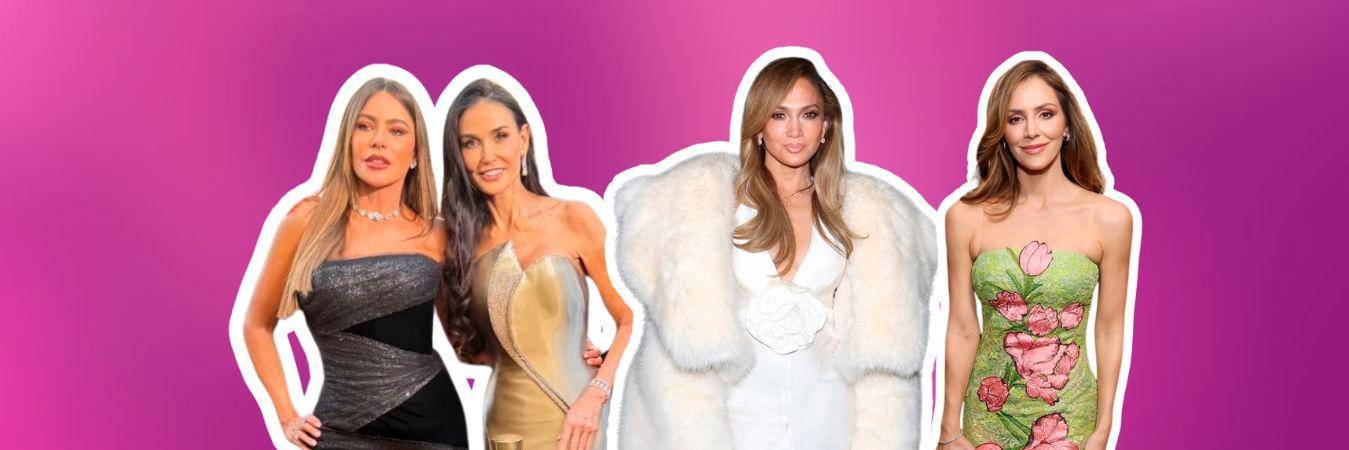 De izquierda a derecha: Sofía Vergara, Demi Moore, Jennifer López y Katharine McPhee. / FOTOS: @SOFÍAVERGARA Y @SILVIATCHERASSI