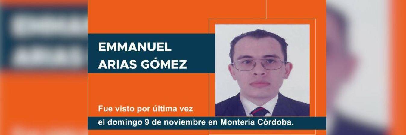 20 días sin rastro y su familia lo busca En Medellín y Montería. FOTO: ALCALDÍA DE MEDELLÍN