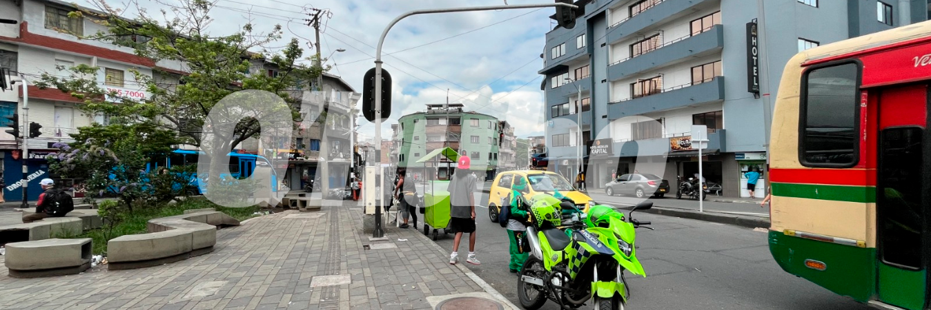 El hombre fue atacado a bala en este punto. /FOTOS: ANDRÉS FELIPE OSORIO GARCÍA