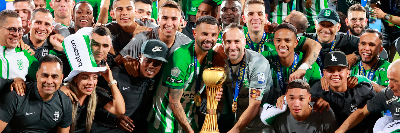 Atlético Nacional campeón de la Liga BetPlay 2024-II. /FOTO: MANUEL SALDARRIAGA