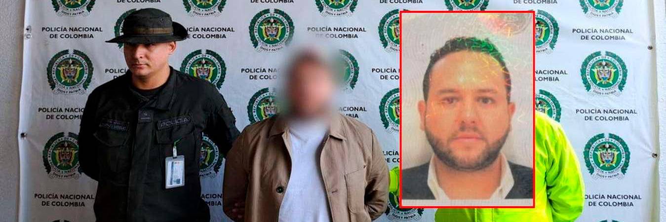 Ángel Josué Velásquez Bravo fue delatado. /FOTOS: POLICÍA NACIONAL Y CORTESÍA.
