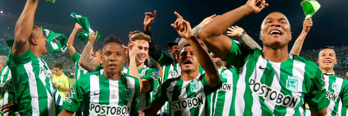 Jugadores de Atlético Nacional celebrando la conquista de la Copa Libertadores 2016. /FOTO: JAIME PÉREZ
