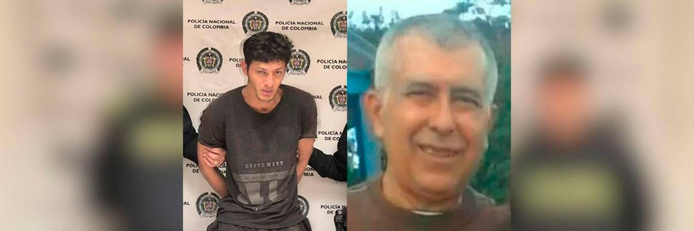 Luis Alberto Rojas Hurtado, presunto responsable del homicidio (izquierda), y Ricardo León Cuartas Bolívar. /FOTOS: FISCALÍA Y EL COLOMBIANO