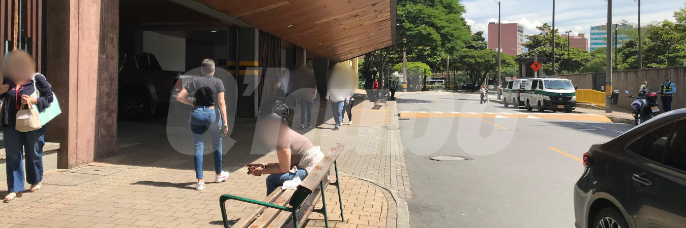 Lugar donde fue herido el abogado Luis Fernando Parra. /FOTO: LAURA ROSA JIMÉNEZ VALENCIA