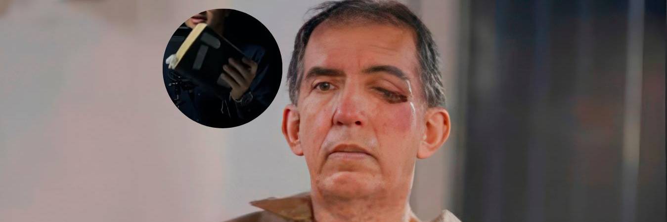 Garavito tenía una Biblia negra y una blanca. /FOTOS: CORTESÍA Y CAPTURA DE VIDEO