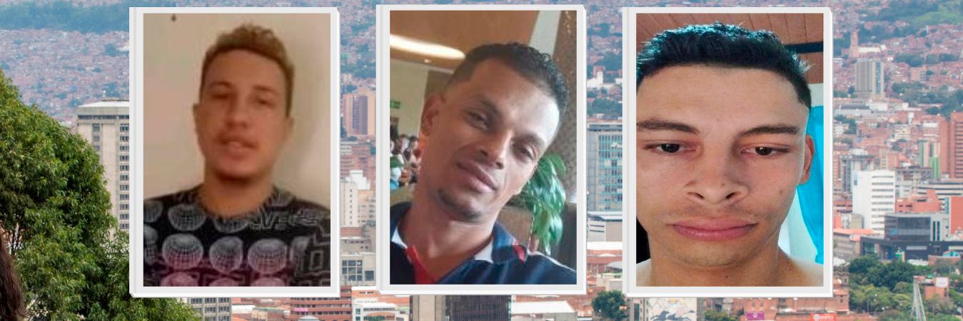 De izquierda a derecha: Édgar Ricardo Corrales Márquez, Jander David Gómez Mora y Luis Alejandro Molina Higuita. /FOTOS: CORTESÍA