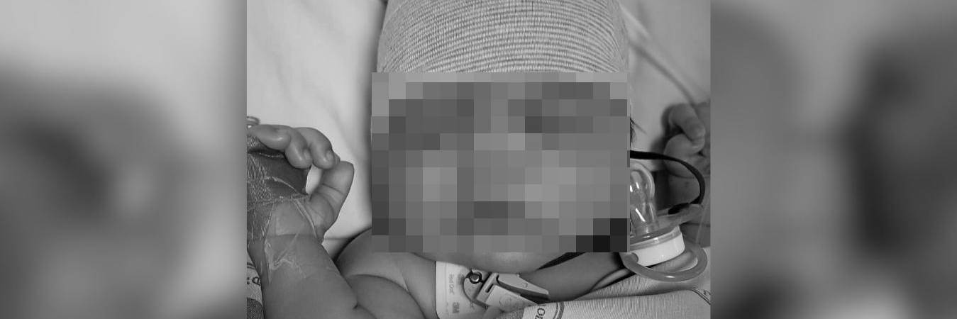 Bebé fallecido en hospital de Cartagena. FOTO: TOMADA DE FACEBOOK ALCALDÍA DE BOSCONIA