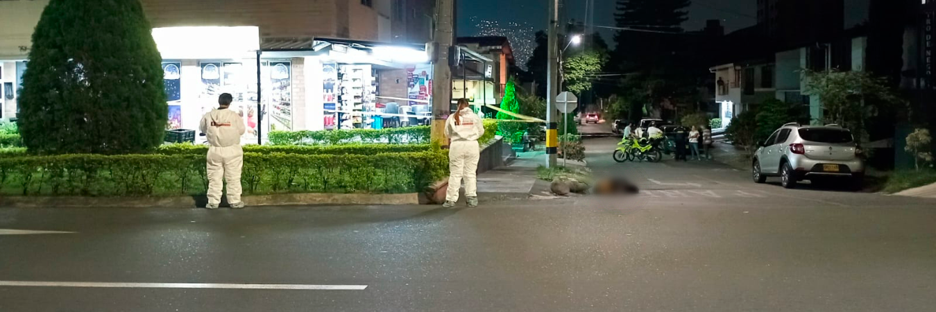 El señalado delincuente falleció en el lugar del ataque. /FOTO: CORTESÍA.