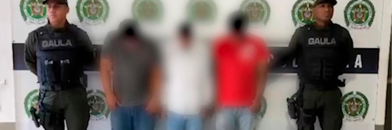 Los señalan de manejar la delincuencia en parte del Centro. /FOTO: POLICÍA NACIONAL.