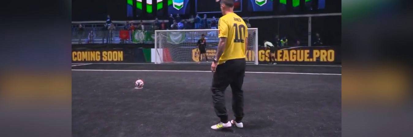 El colombiano fue uno de los invitados a los cuartos de final de la Kings World Cup. /FOTO: CAPTURA DE PANTALLA