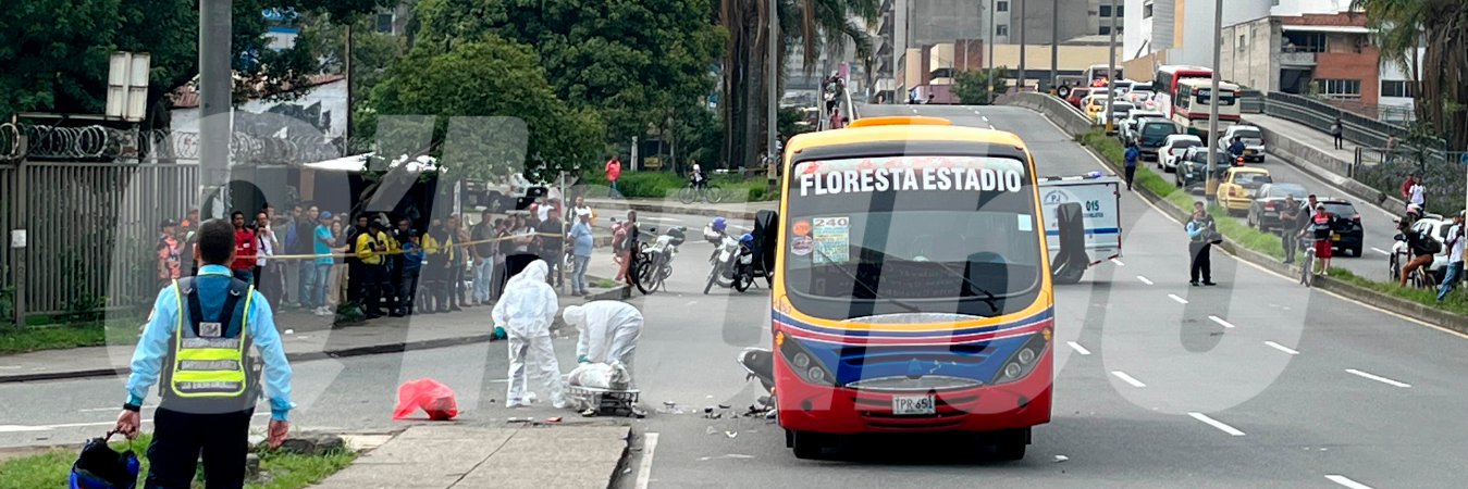 El accidente sucedió sobre las 7:30 de la mañana de este miércoles. /FOTO: ANDRÉS FELIPE OSORIO GARCÍA