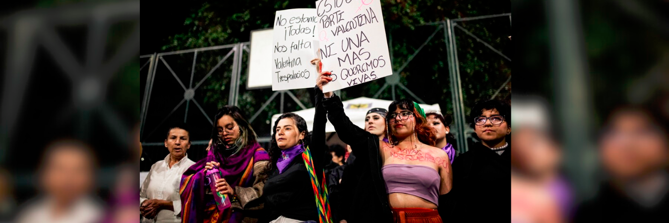 En la conmemoración de su aniversario la comunidad solicitó que el feminicidio no quede impune. / FOTO: COLPRENSA