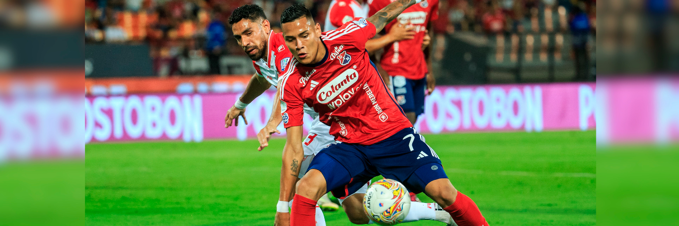Jaime Andrés Peralta en un partido frente a Santa Fe. /FOTO: ANDRÉS CAMILO SUÁREZ
