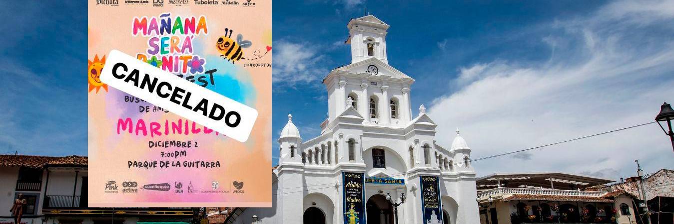 Transmisión del concierto de Karol G en Marinilla. /FOTO: JULIO CÉSAR HERRERA.