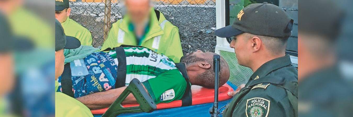 Tuvo que ser trasladado por helicóptero a un hospital. /FOTO: CORTESÍA