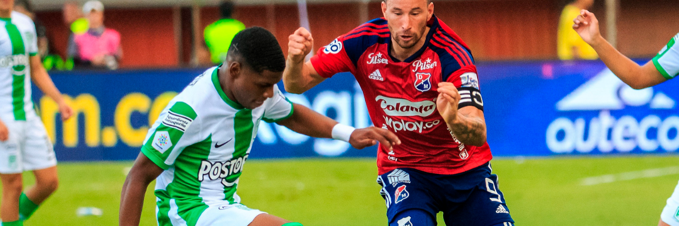 El clásico antioqueño no resultó tan disputado como se esperaba. FOTO: CAMILO SUÁREZ 