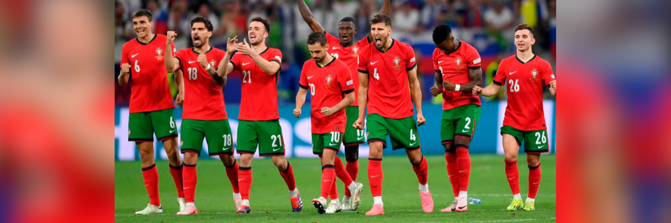 El equipo portugués marcó los tres penales que sellaron su paso a cuartos de final. /FOTO: EUROCOPA