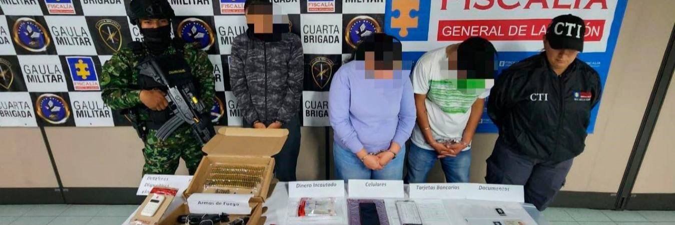 Los capturados deberán responder por al menos cuatro delitos. / FOTO: ALCALDÍA DE MEDELLÍN