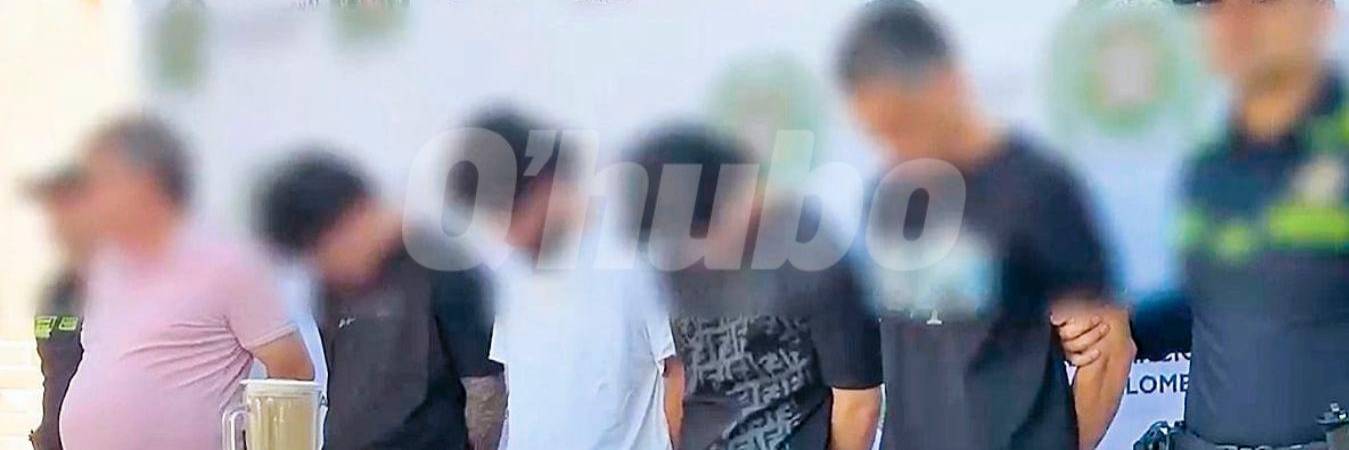 Presuntos asesinos de Sebastián Vinasco en Buenos Aires el 7 de septiembre de 2025. FOTO: CORTESÍA