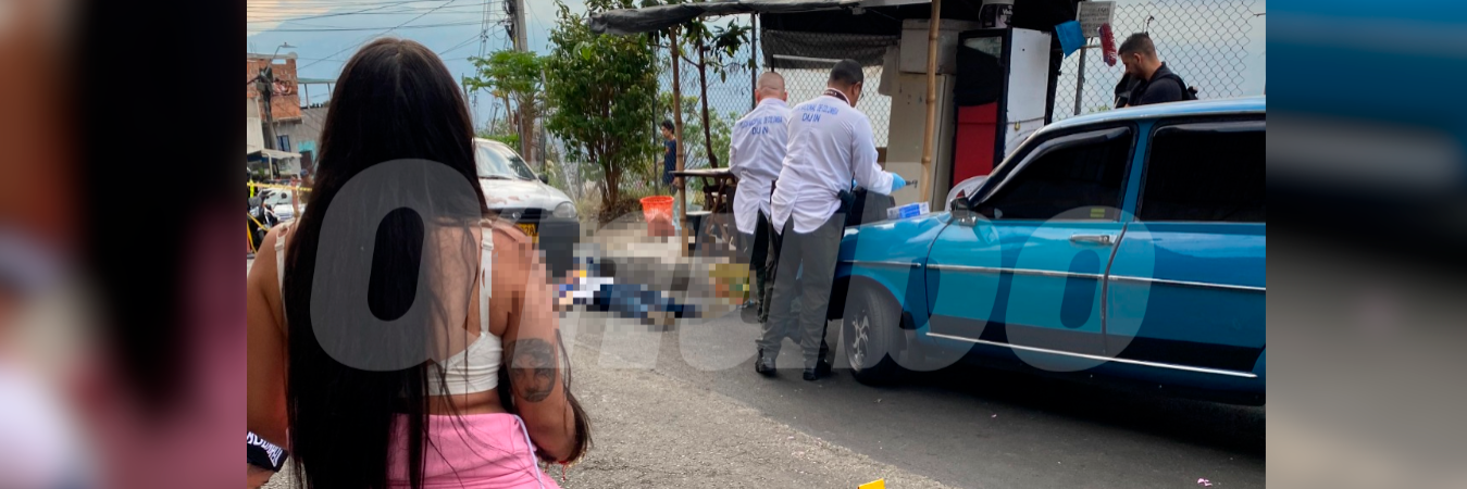 Agentes de la Sijín se encargaron de las labores judiciales. /FOTO: ANDRÉS FELIPE OSORIO GARCÍA