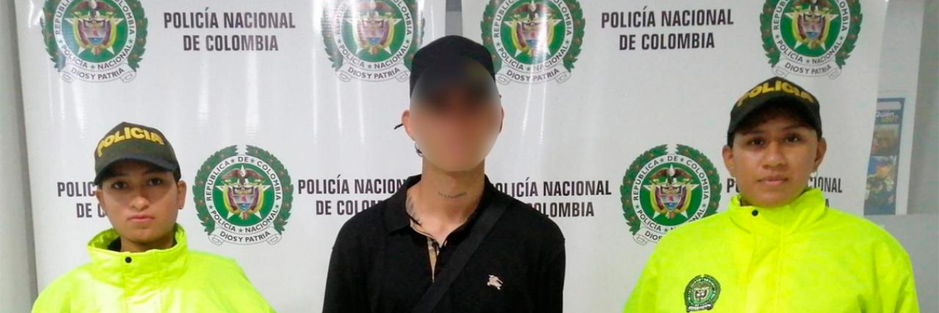 El joven fue procesado por actos sexuales. /FOTO: POICÍA NACIONAL.