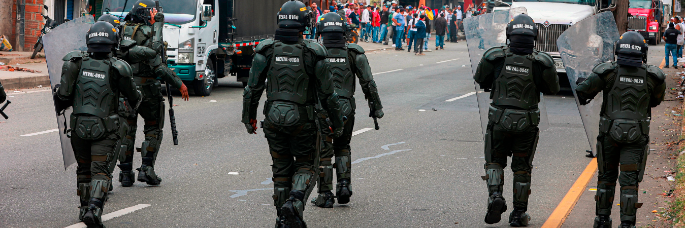 En las manifestaciones se denunciaron varios casos de uso de fuerza pro parte del Esmad. / FOTO: MANUEL SALDARRIAGA