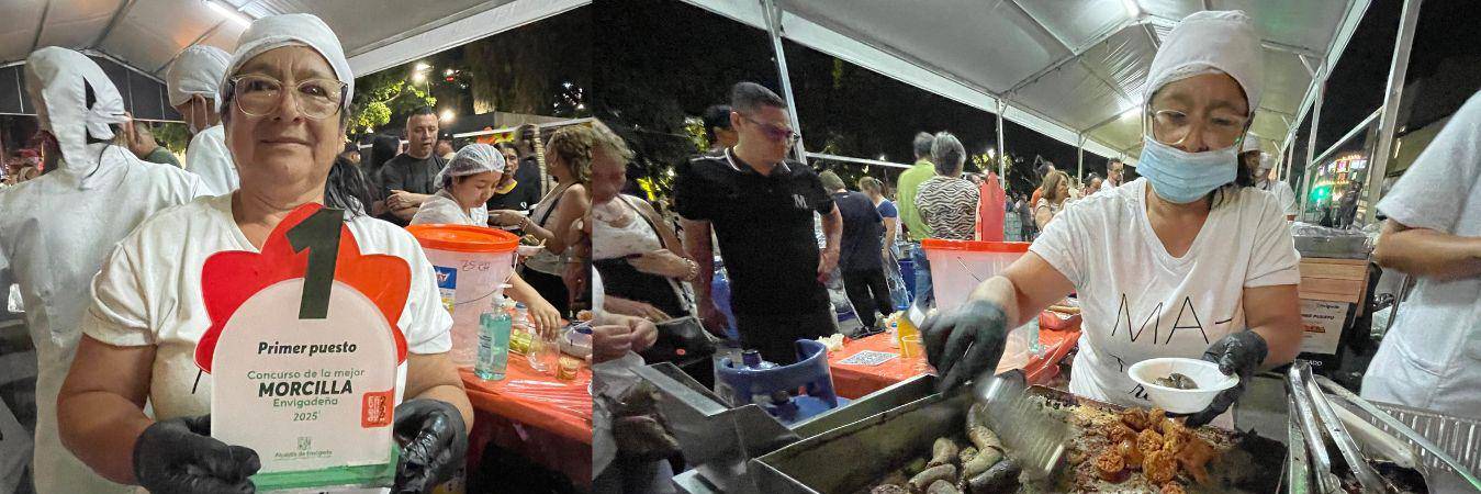 Blanquita muestra con orgullo el trofeo que la acredita como la campeona del tradicional concurso. / FOTOS: JAIDER ESCOBAR B. 
