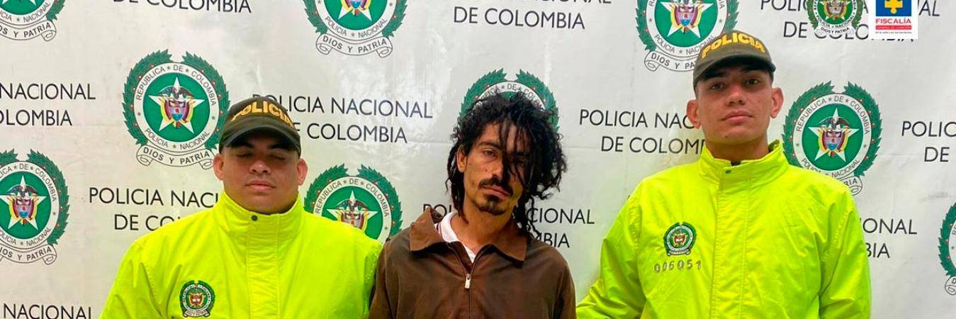 Fabián Esneider Arango Betancur fue capturado por la Policía. /FOTO: CORTESÍA