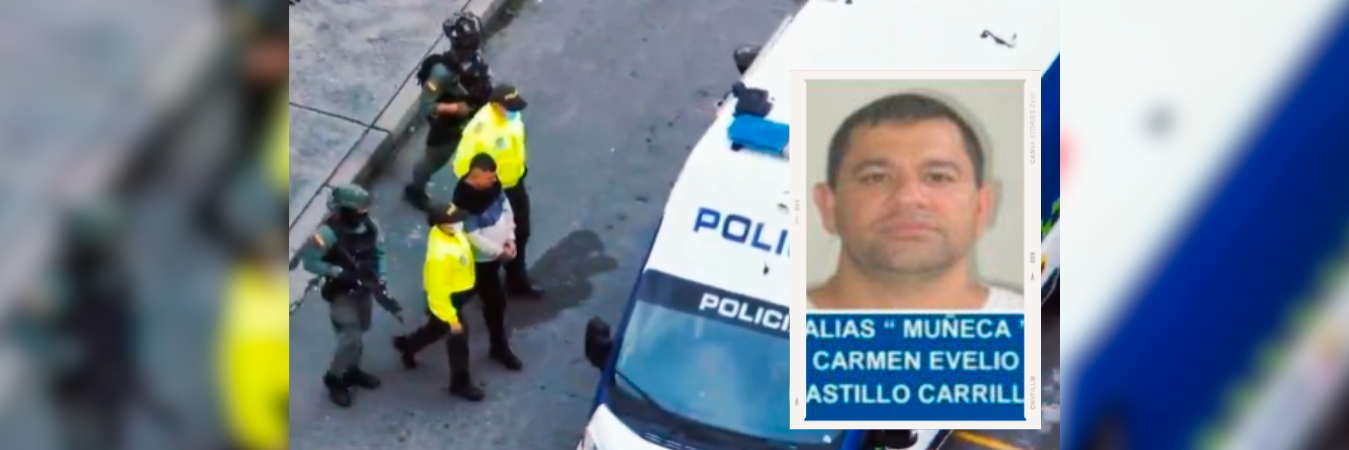 El hombre es conocido por enviar al menos 60 toneladas de cocaína a diferentes partes de América y Europa. / FOTO: CAPTURA DE PANTALLA Y POLICÍA METROPOLITANA DE SANTA MARTA
