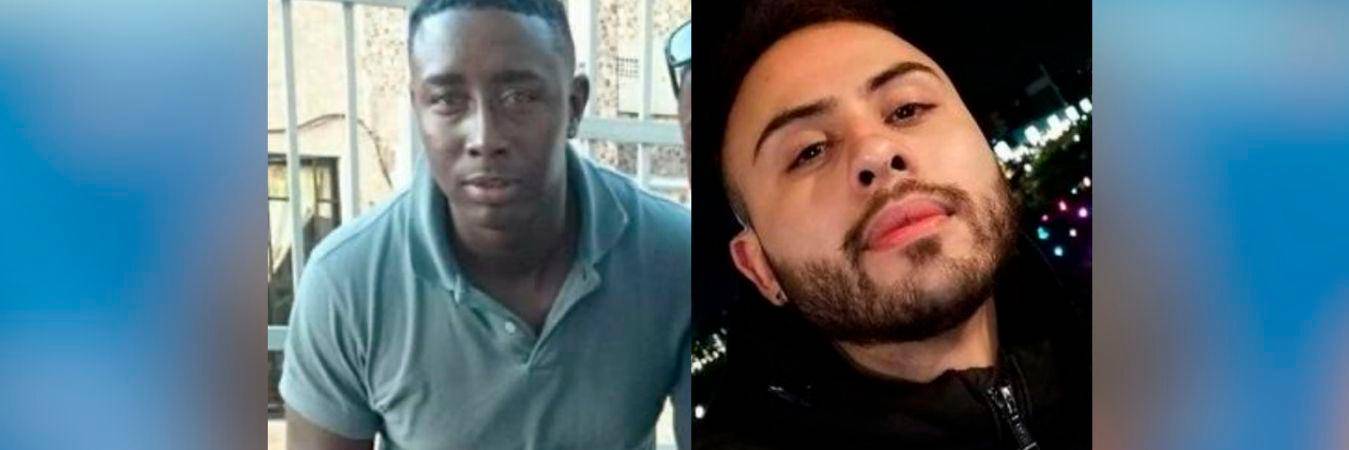 (Izq.) Juan David Palacios Palacios y (Der.) Sebastián Sánchez Muñoz, la víctima. /FOTOS: CORTESÍA