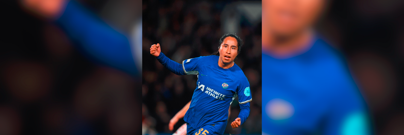 Es el primer gol de Mayra Ramírez en la Champions femenina. / FOTO: CHEALSE