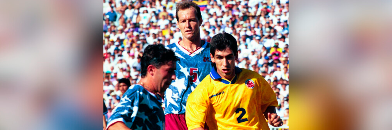 Un autogol de Andrés Escobar en el mundial Estados Unidos 1994 le costó la vida. /FOTO: ARCHIVO EL COLOMBIANO.