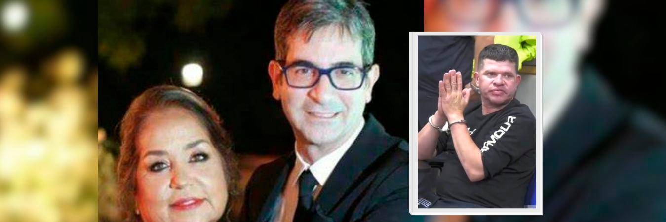 Maricel Albertini y su hijo, el fiscal Marcelo Pecci, quien fue asesinado, y Francisco Correa (derecha), testigo clave en el caso, a quien mataron en la cárcel La Picota. /FOTOS: TOMADAS DE REDES SOCIALES 