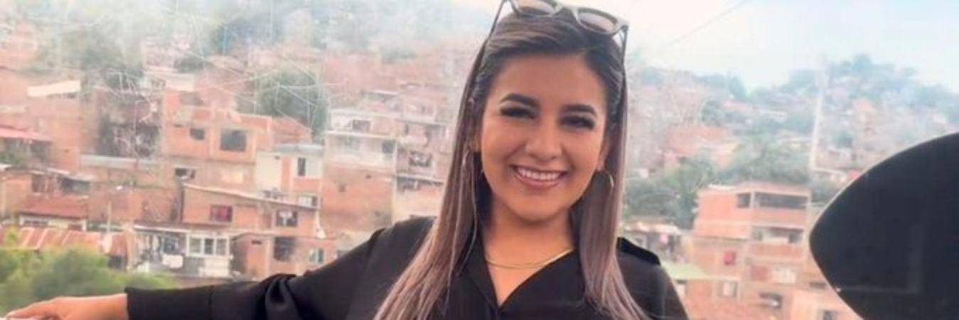 Natalia Delgado en el famoso video. /FOTO: CAPTURA DE VIDEO