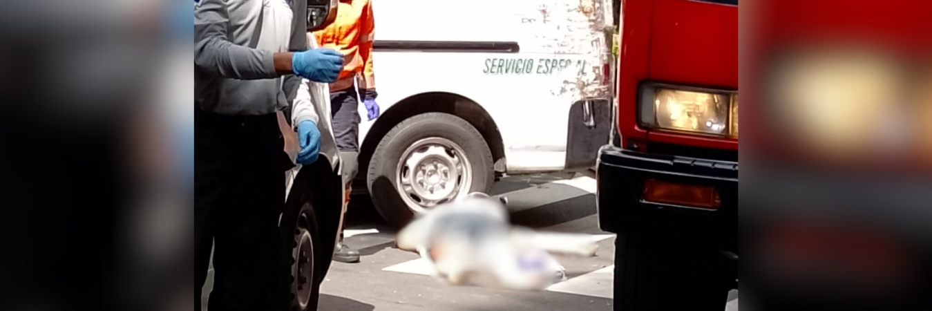 La mujer no alcanzó a ser trasladada a un centro asistencial. /FOTO: DENUNCIAS ANTIOQUIA