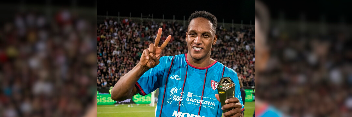 Yerry Mina jugador del Cagliari de Italia y la Selección Colombia. /FOTO: INSTAGRAM @yerrymina