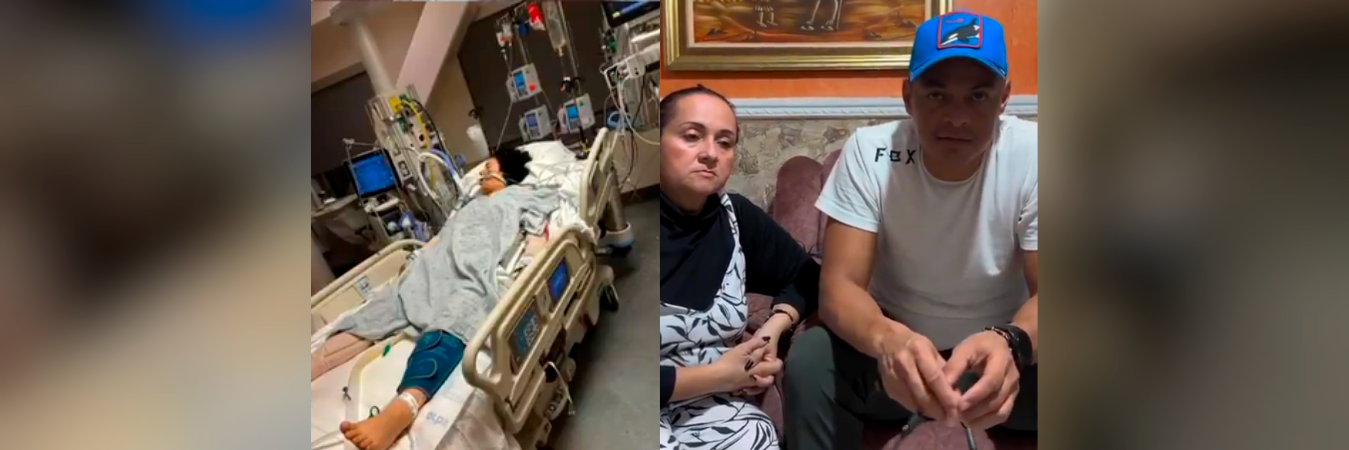 La familia espera poder llegar lo más pronto posible a Estados Unidos para cuidar a María Paula. / FOTOS: CAPTURA DE VIDEO