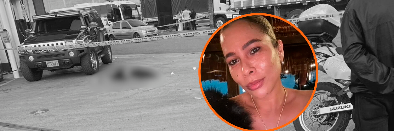 Patricia Orrego, asesinada en una estación de servicio de la autopista Norte, cerca al peaje Hatillo, en los límites entre Girardota y Barbosa/ FOTO: CORTESÍA DENUNCIAS ANTIOQUIA