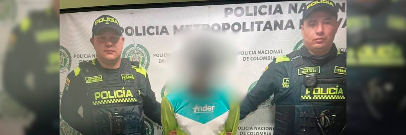 El sujeto quedó a disposición de la Fiscalía. /FOTO: CORTESÍA 