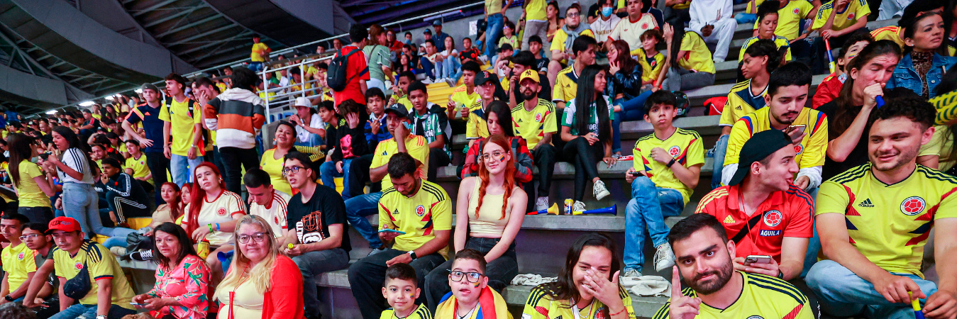 En la ciudad habrá varios sectores que tendrán pantallas gigantes para pasar el partido de Colombia. /FOTO: MANUEL SALDARRIAGA