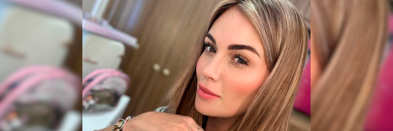 Sara Uribe tiene un hijo con el exfutbolista Fredy Guarín. /FOTO: INSTAGRAM @sara_uribe